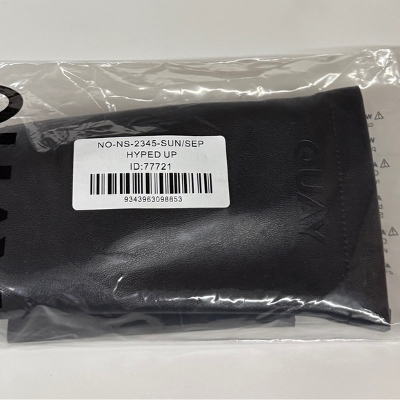 QUAY AUSTRALIA HYPED UP Sunflower Frame / Sepia Lens - Picture 8 of 8